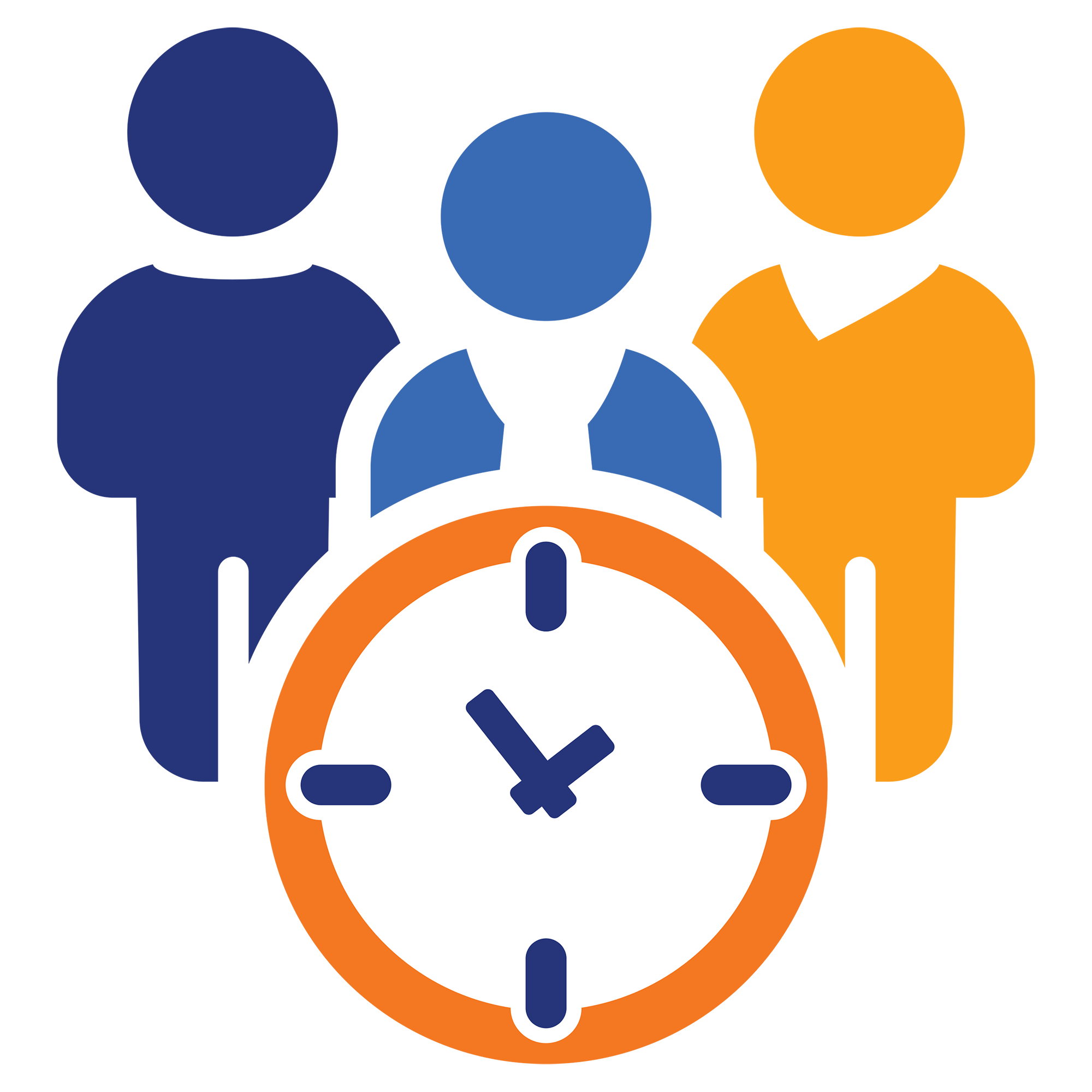 People-and-Clock