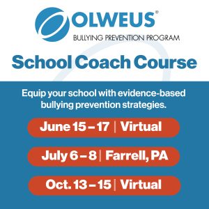 OBPP School Coach Course Dates - June 15- 17, July 6-8, October 13-15
